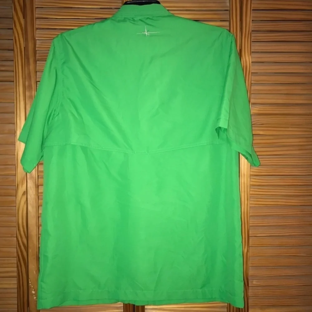 Habit‎ Vented Short Sleeve River Shirt Green Size M